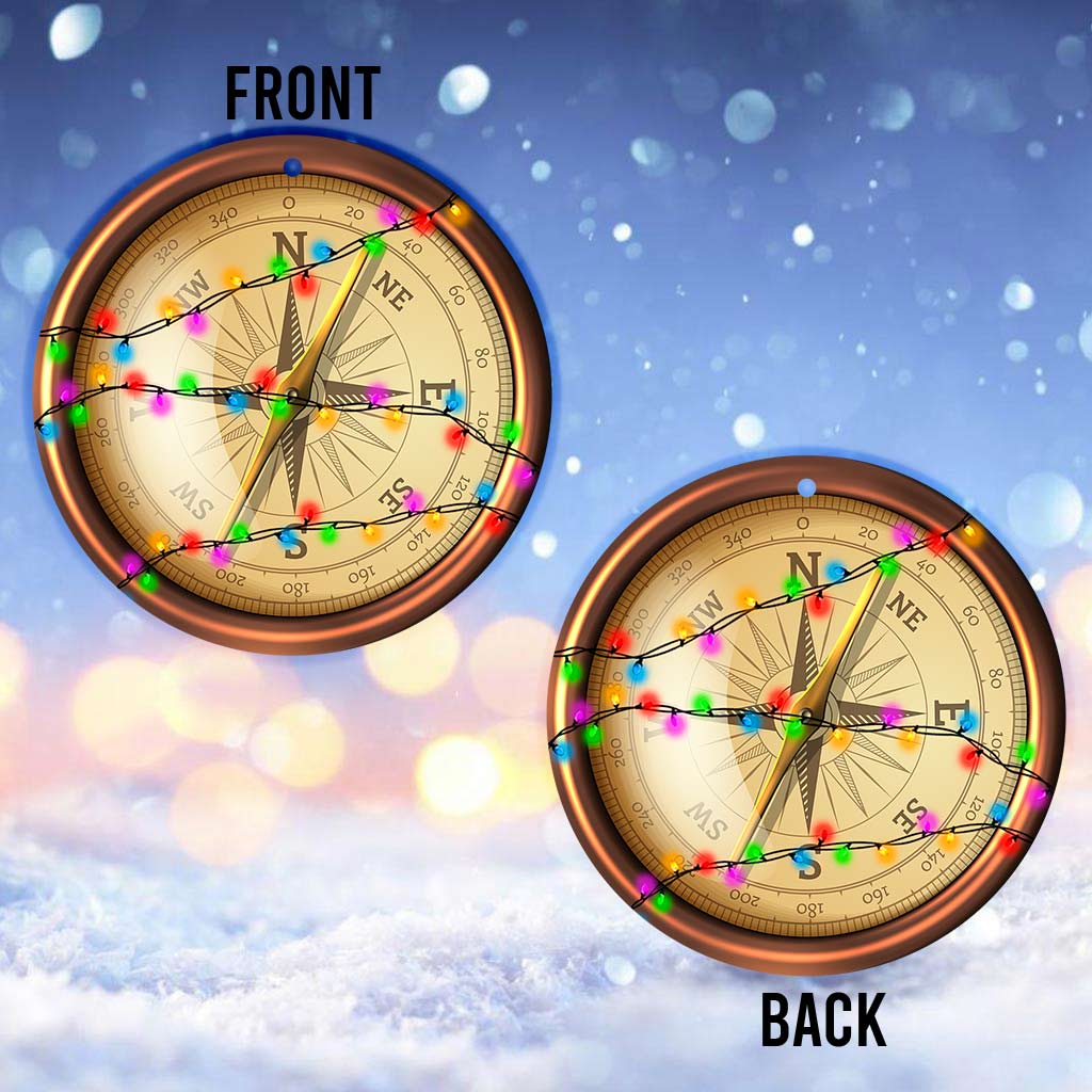 Collection d'articles de camping - Décoration de Noël pour le camping (Imprimée des deux côtés)