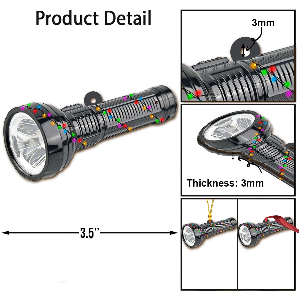 Collection d'articles de camping - Décoration de Noël pour le camping (Imprimée des deux côtés)