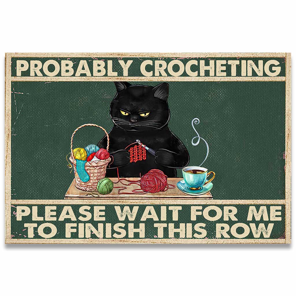 Probablement du crochet - Paillasson au crochet