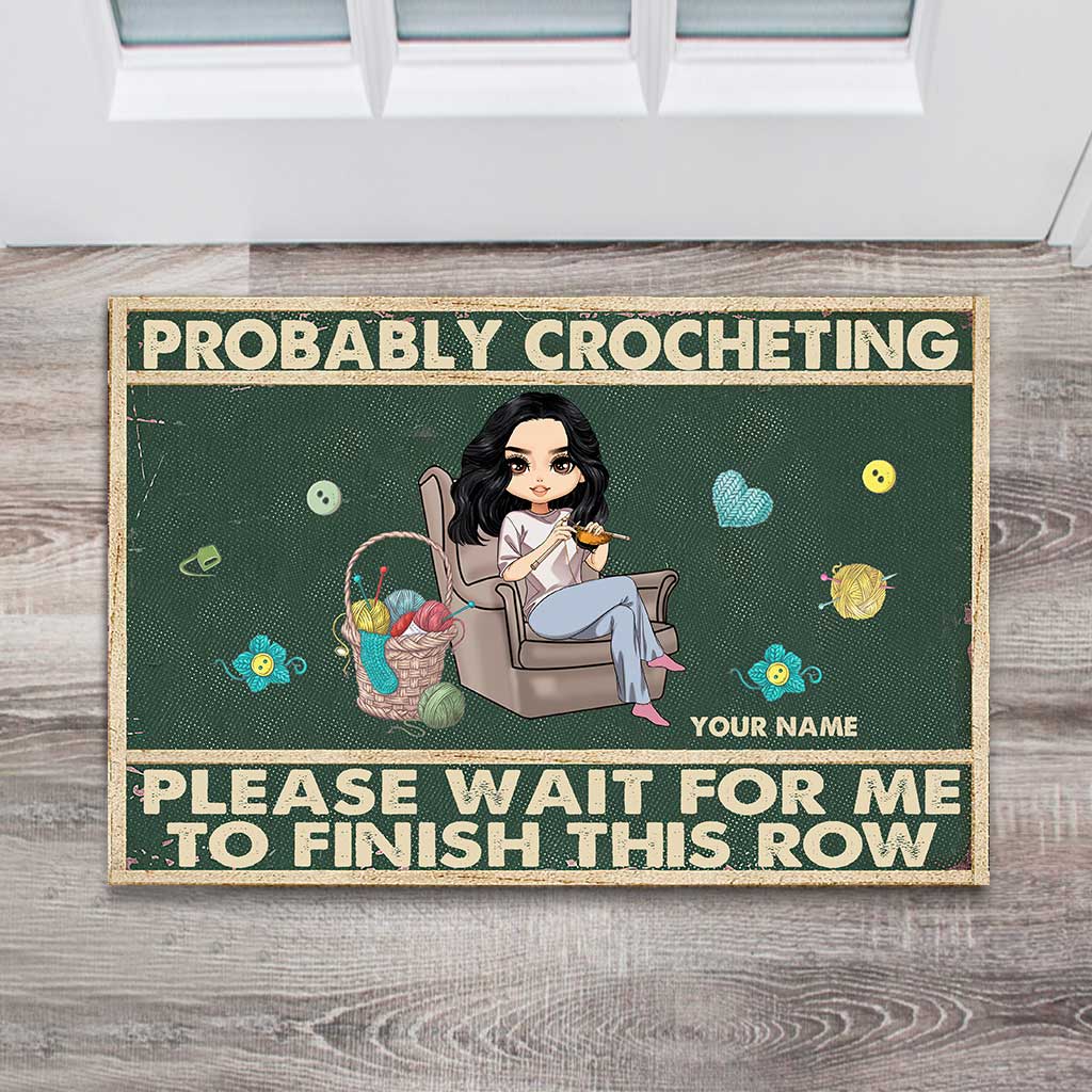 Probablement du crochet - Paillasson personnalisé au crochet