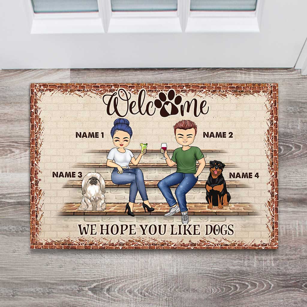 We Hope You Brought - Personalized Couple Doormat