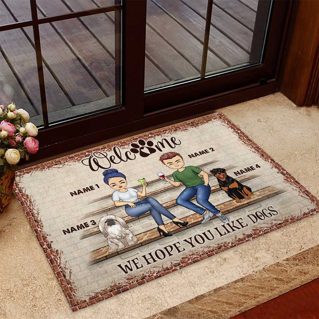 We Hope You Brought - Personalized Couple Doormat