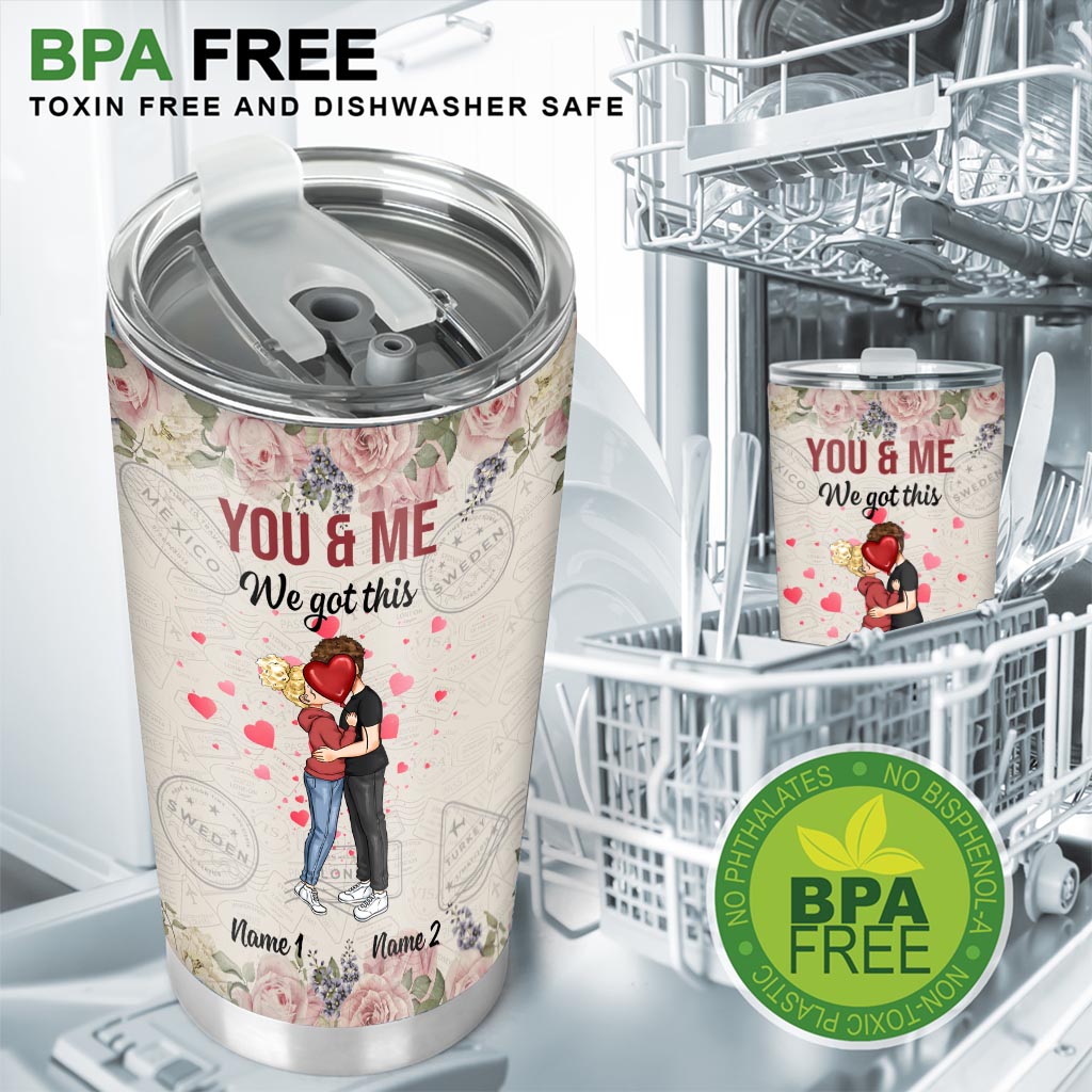 Je suis à toi - Gobelet isotherme personnalisé pour couples