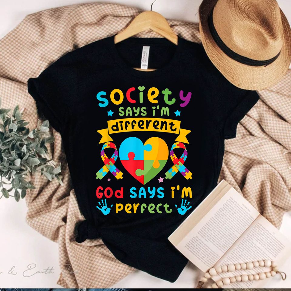 T-shirt et sweat à capuche « Je suis parfait » pour la sensibilisation à l'autisme 0523