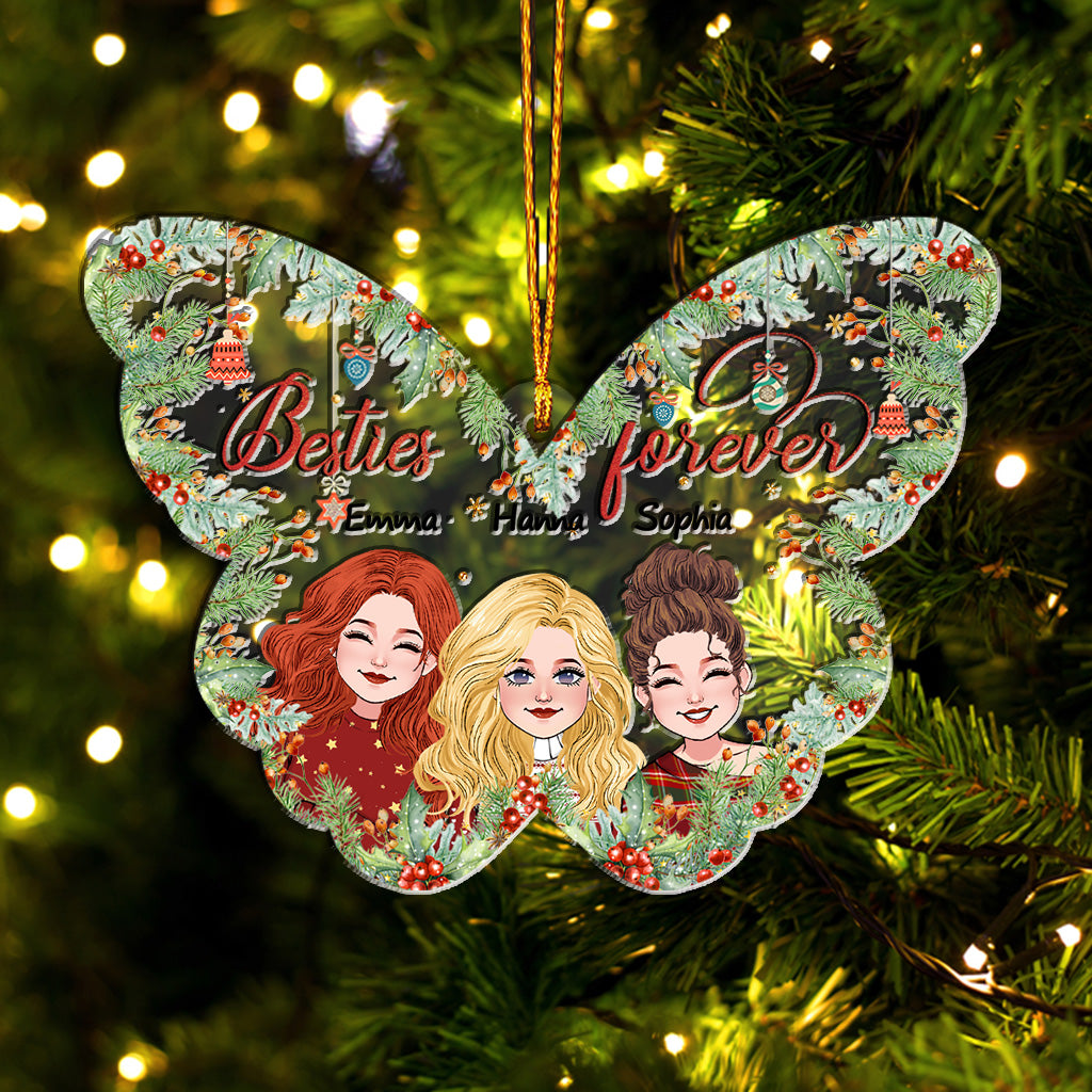 Meilleures amies pour toujours - Ornement personnalisé pour meilleures amies