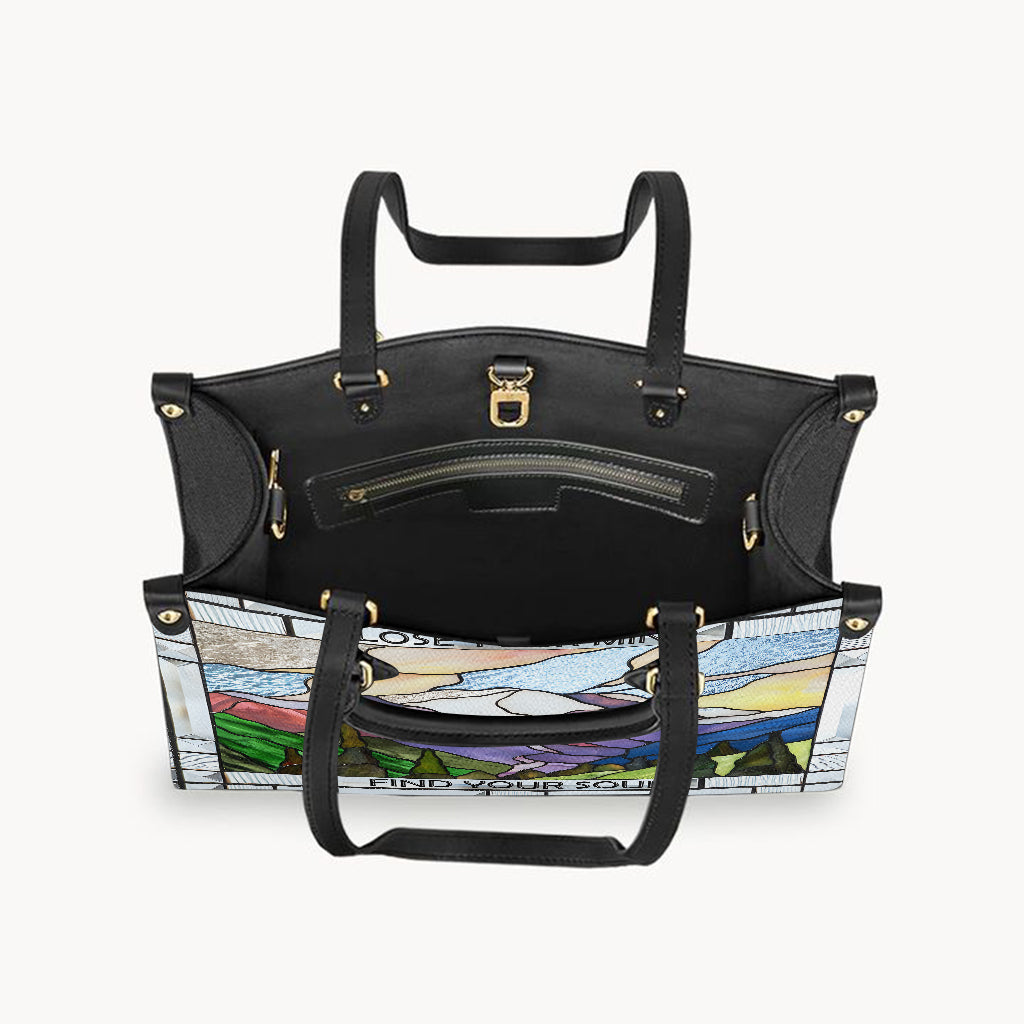 Perdez la tête - Sac à main de randonnée en cuir