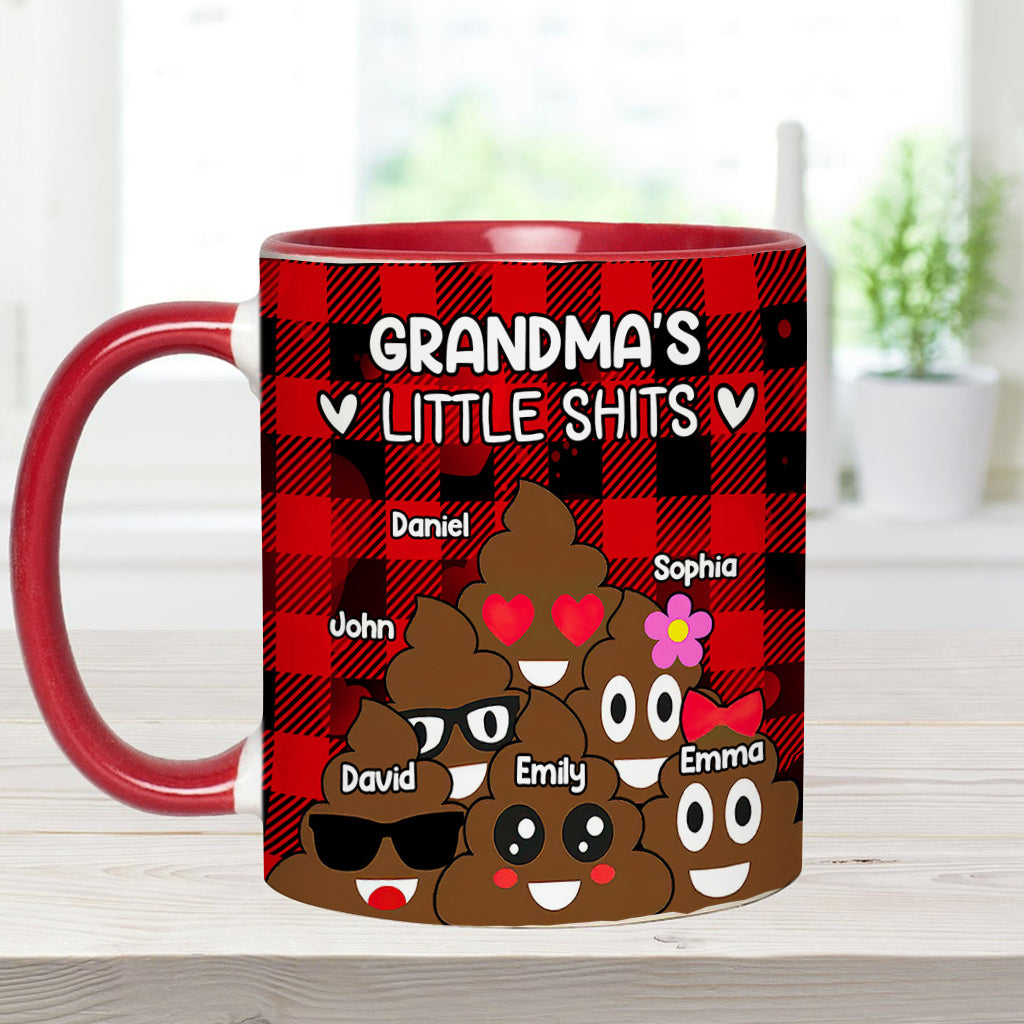 Les petits chéris de grand-mère/grand-père/papa/maman - Mug personnalisé