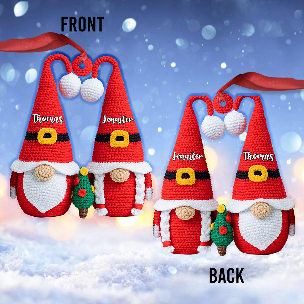 Couple heureux - Ornement personnalisé pour couple