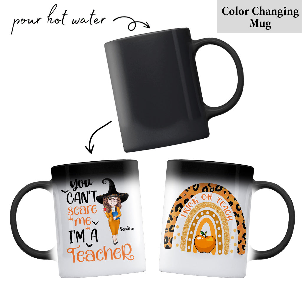 Tu ne peux pas me faire peur, je suis enseignant(e) ! – Mug personnalisé pour enseignants
