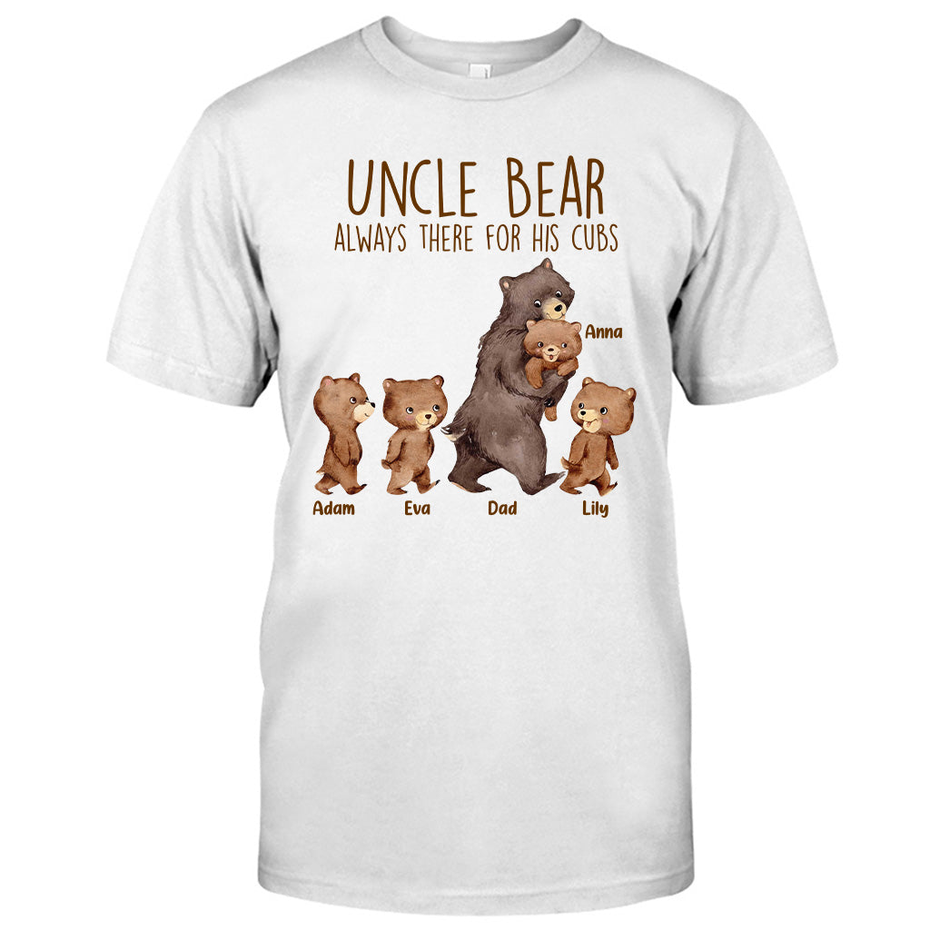 Papa Bear - Gift for dad, grandpa, uncle, brother - Personalized T-shirt And Hoodie