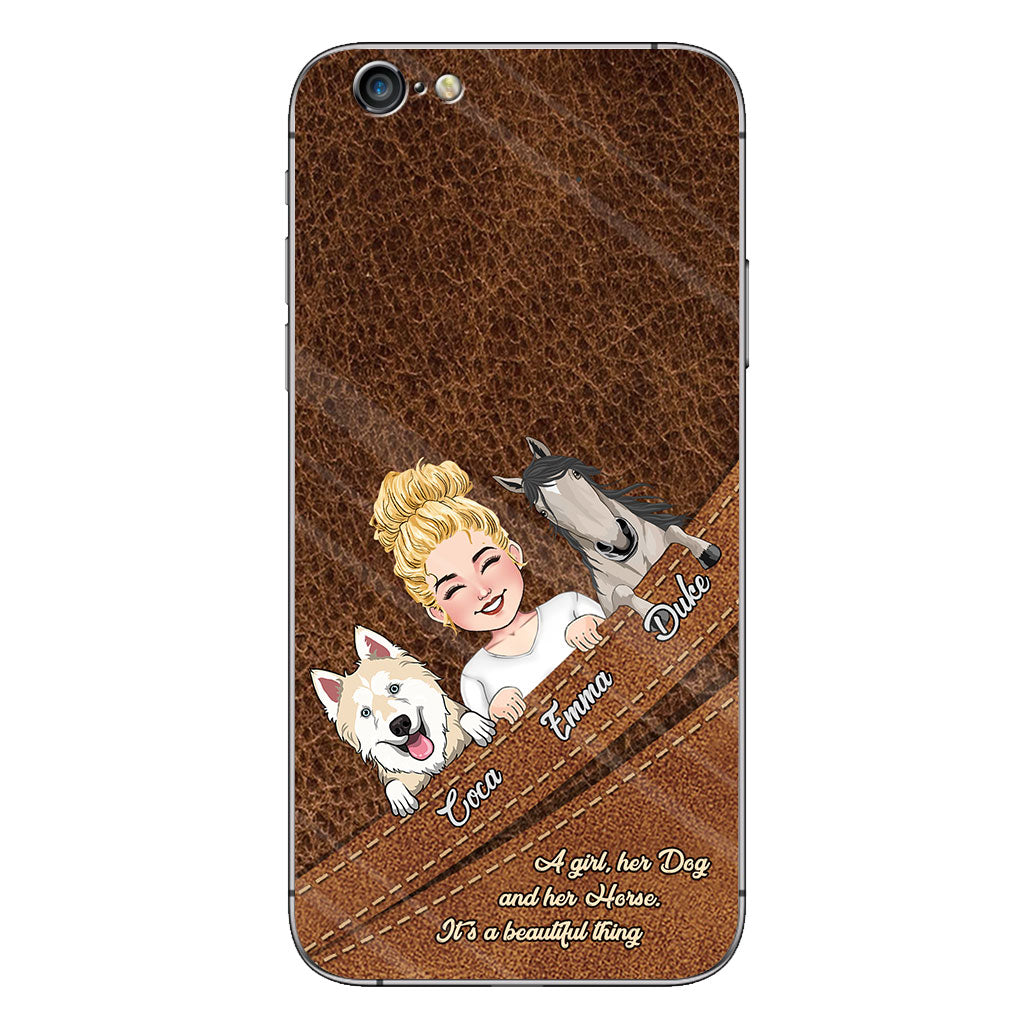 Quelle belle chose ! - Coque de téléphone personnalisée avec motif cheval