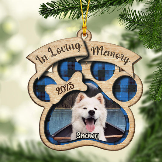 En souvenir de votre chien - Ornement personnalisé