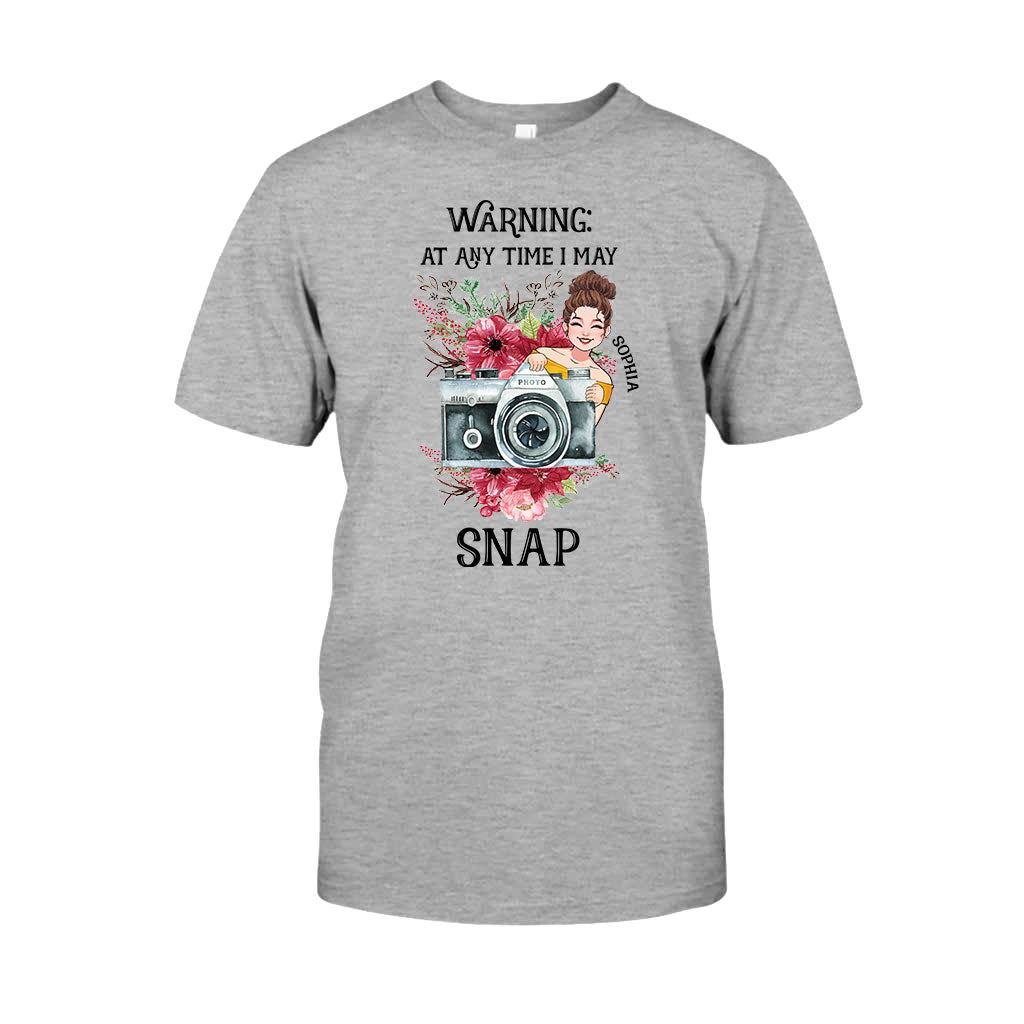 Je peux prendre des photos à tout moment - T-shirt et sweat à capuche personnalisés