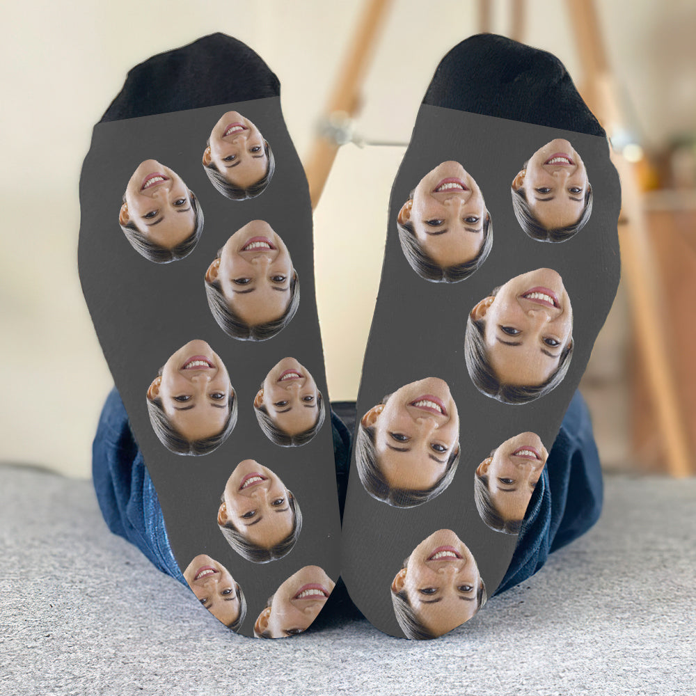 Custom Face - Personalized Aunt Socks