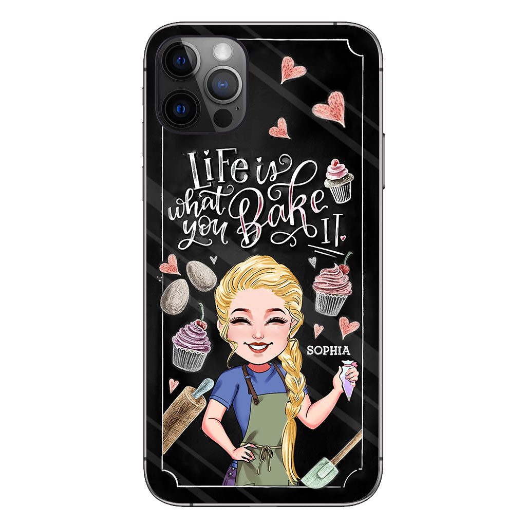 Life Is What You Bake It - Personalized Baking Phone Case