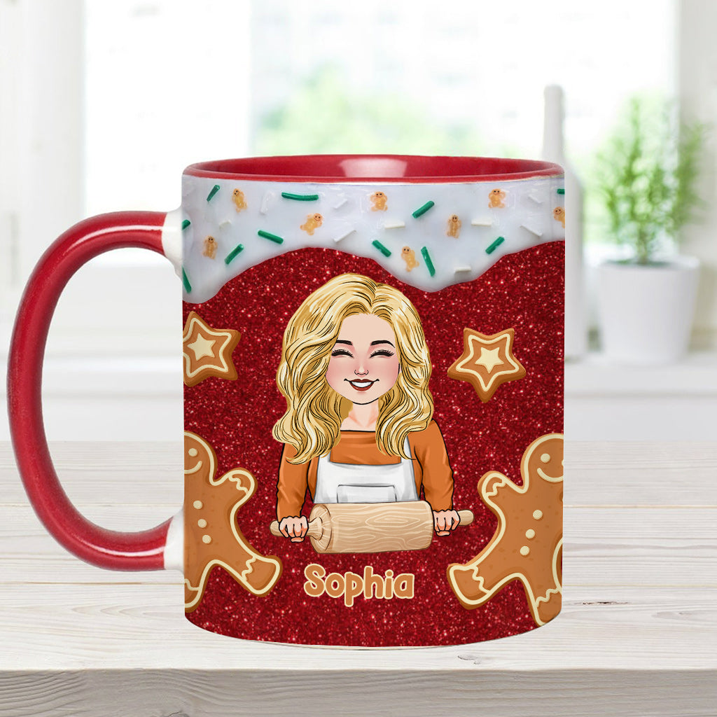 Équipe de pâtisserie de Noël - Mug personnalisé « Pâtisserie »