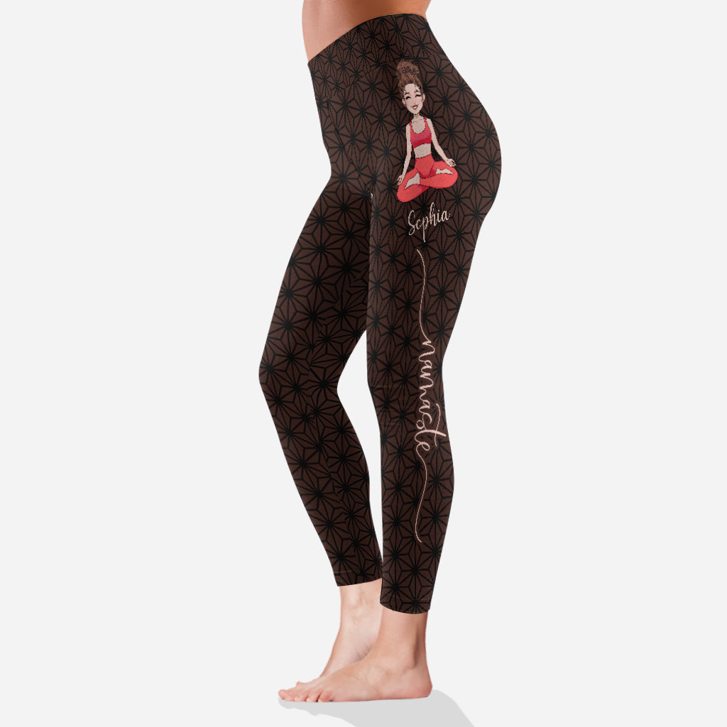Namaste - Leggings de yoga personnalisés