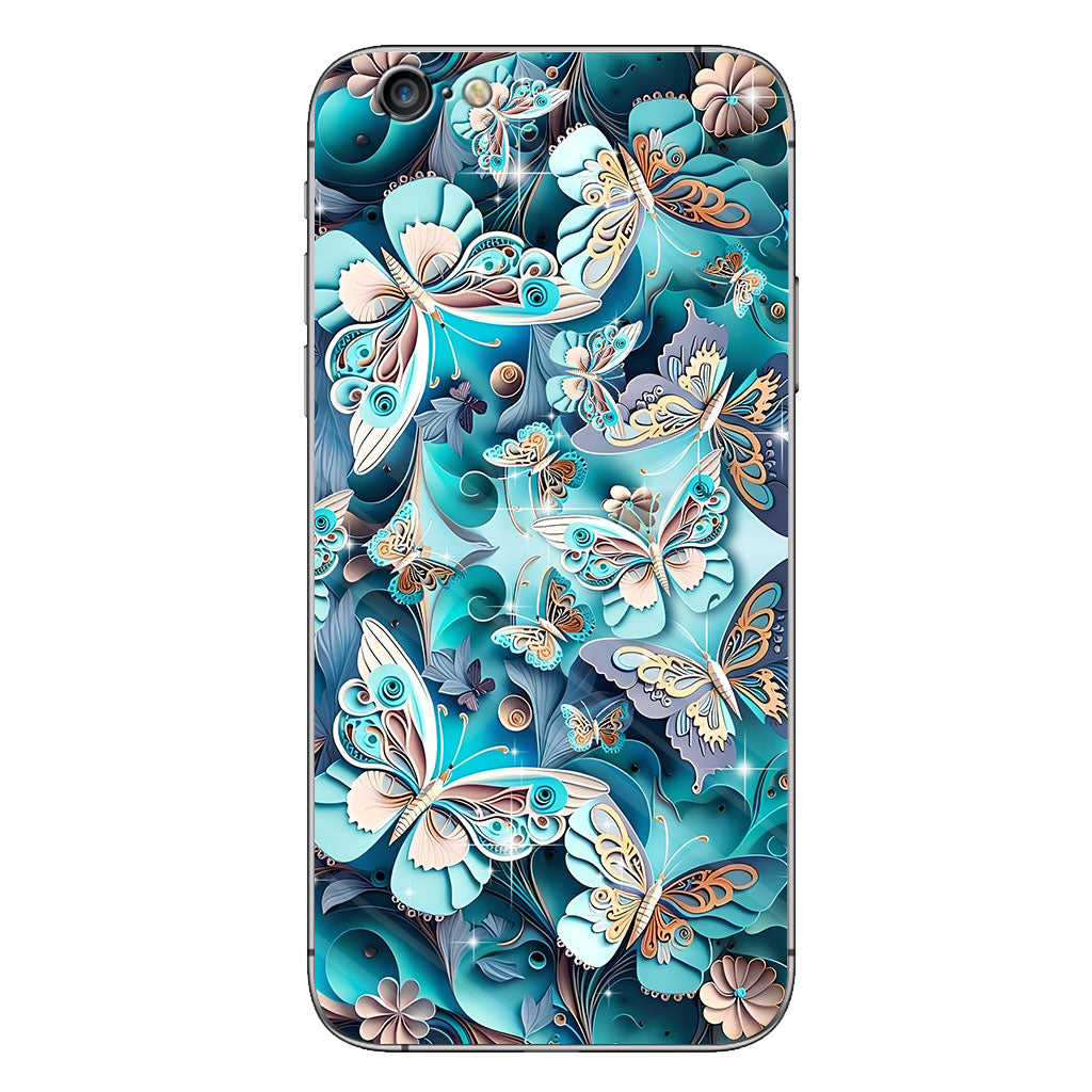 Coque de téléphone Papillons Amoureux - Coque de téléphone Papillon