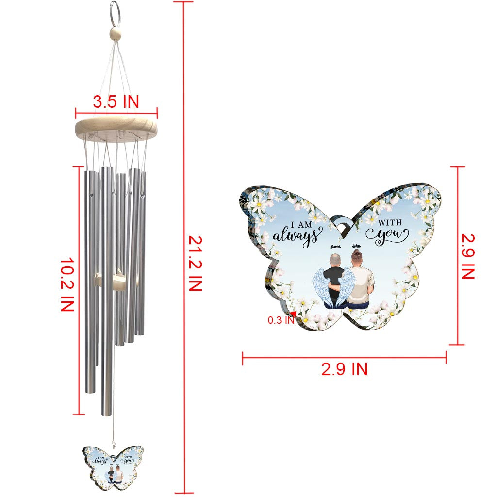 I'm Always With You - Personalized Memorial Wind Chime
