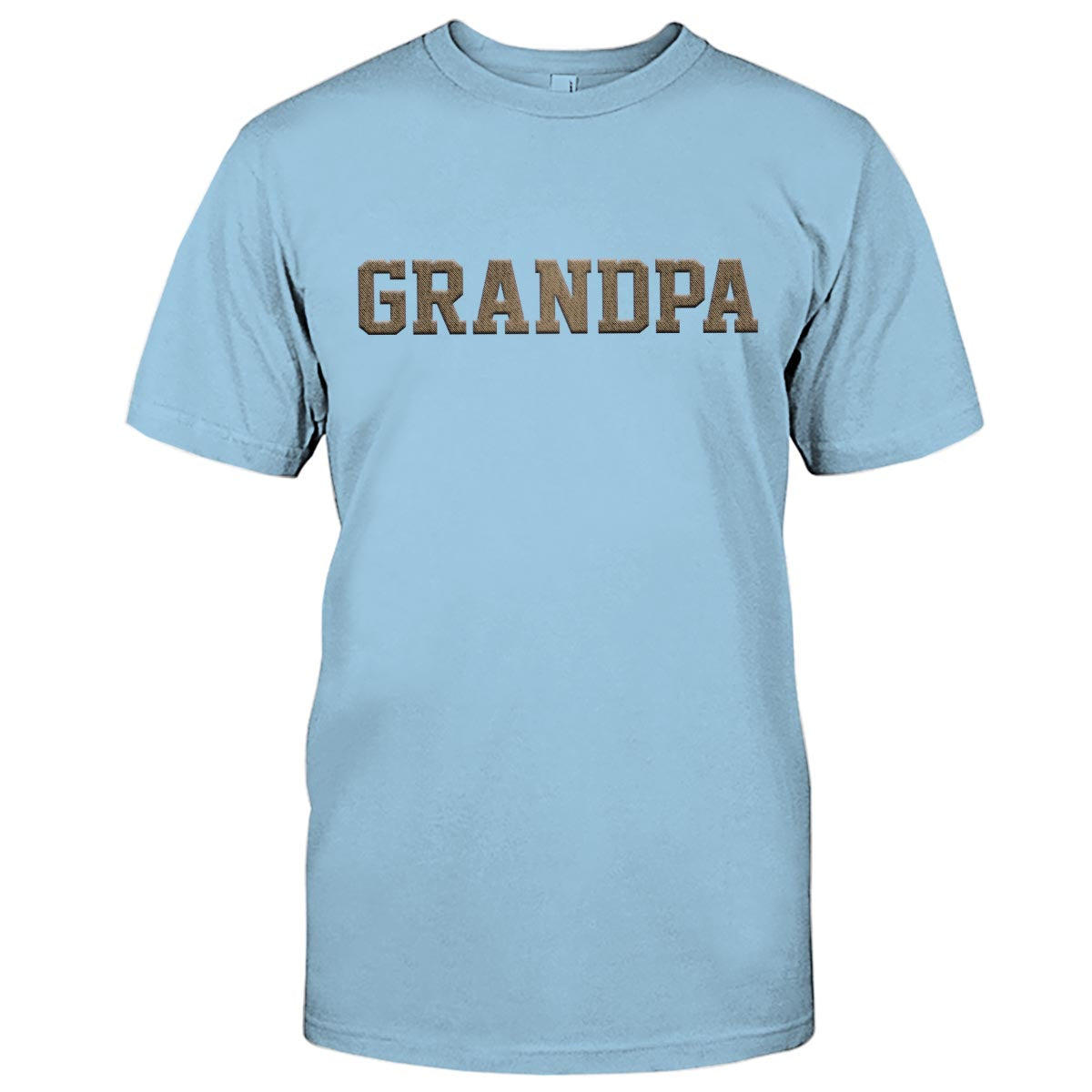 T-shirt brodé personnalisé avec nom de grand-père