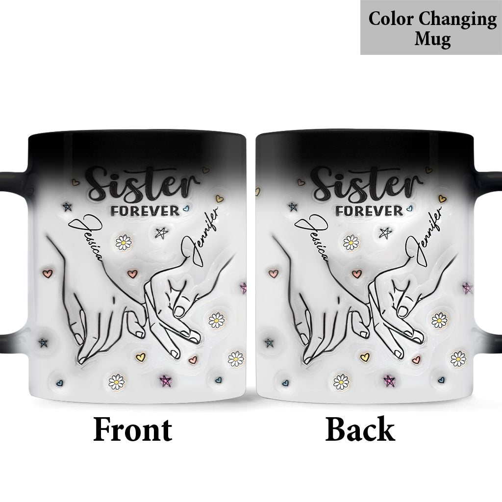 Pour toujours ma sœur - Mug personnalisé pour meilleure amie