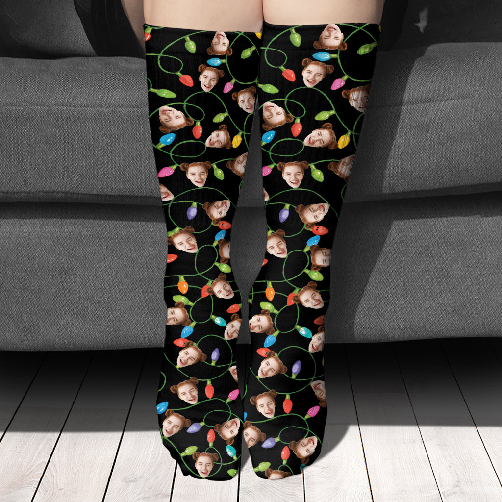 Si vous pouvez lire ceci - Chaussettes de Noël personnalisées
