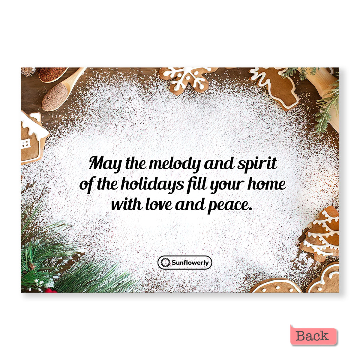 Joyeux Noël - Carte de vœux familiale personnalisée