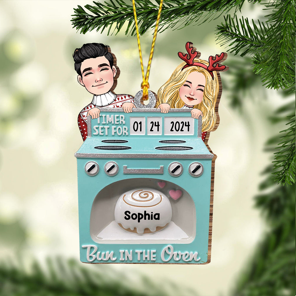 Petit pain au four - Cadeau de naissance - Ornement personnalisé