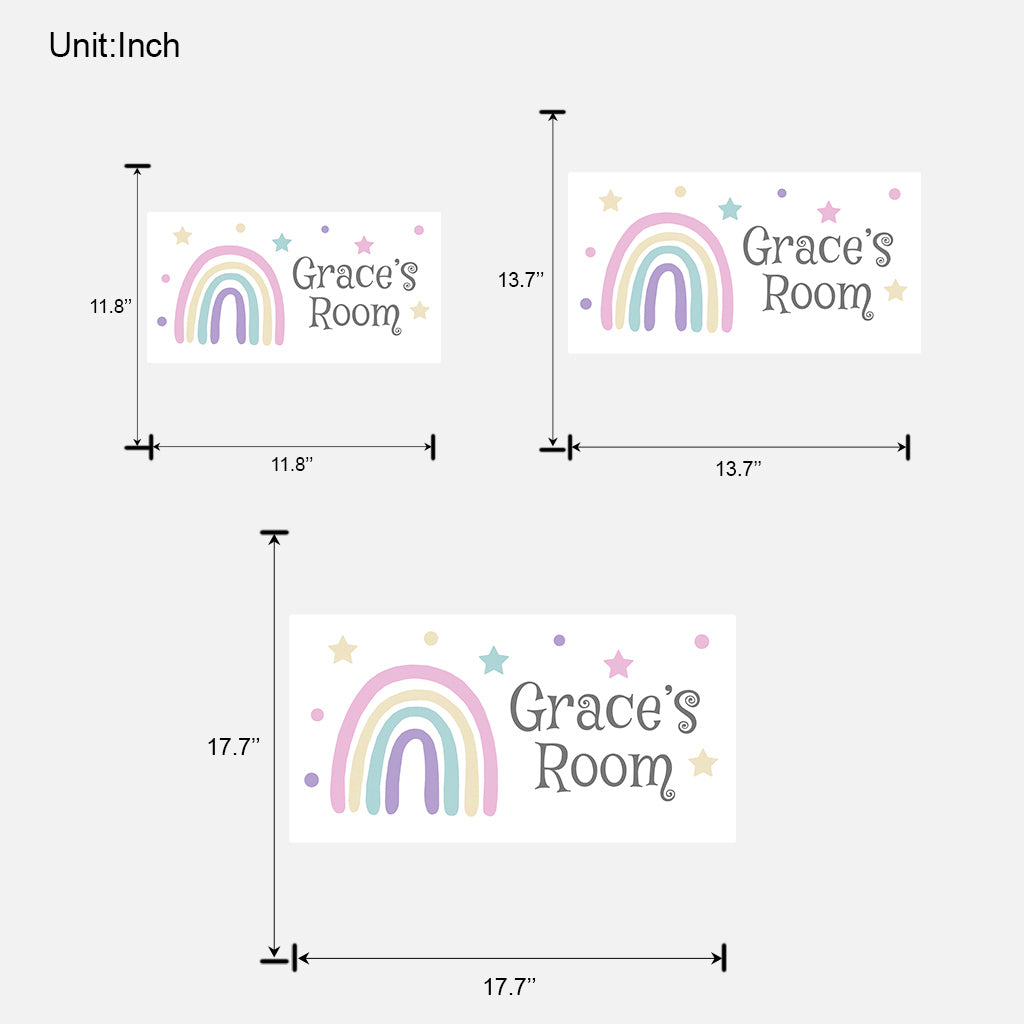 Chambre d'enfant - Panneau en bois personnalisé pour enfant