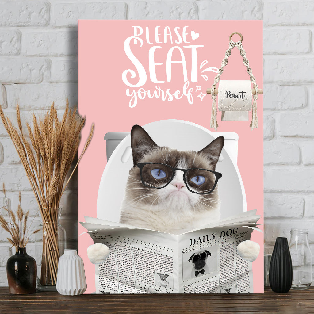 Bonjour Sweet Cheek - Toile et affiche personnalisées pour chien