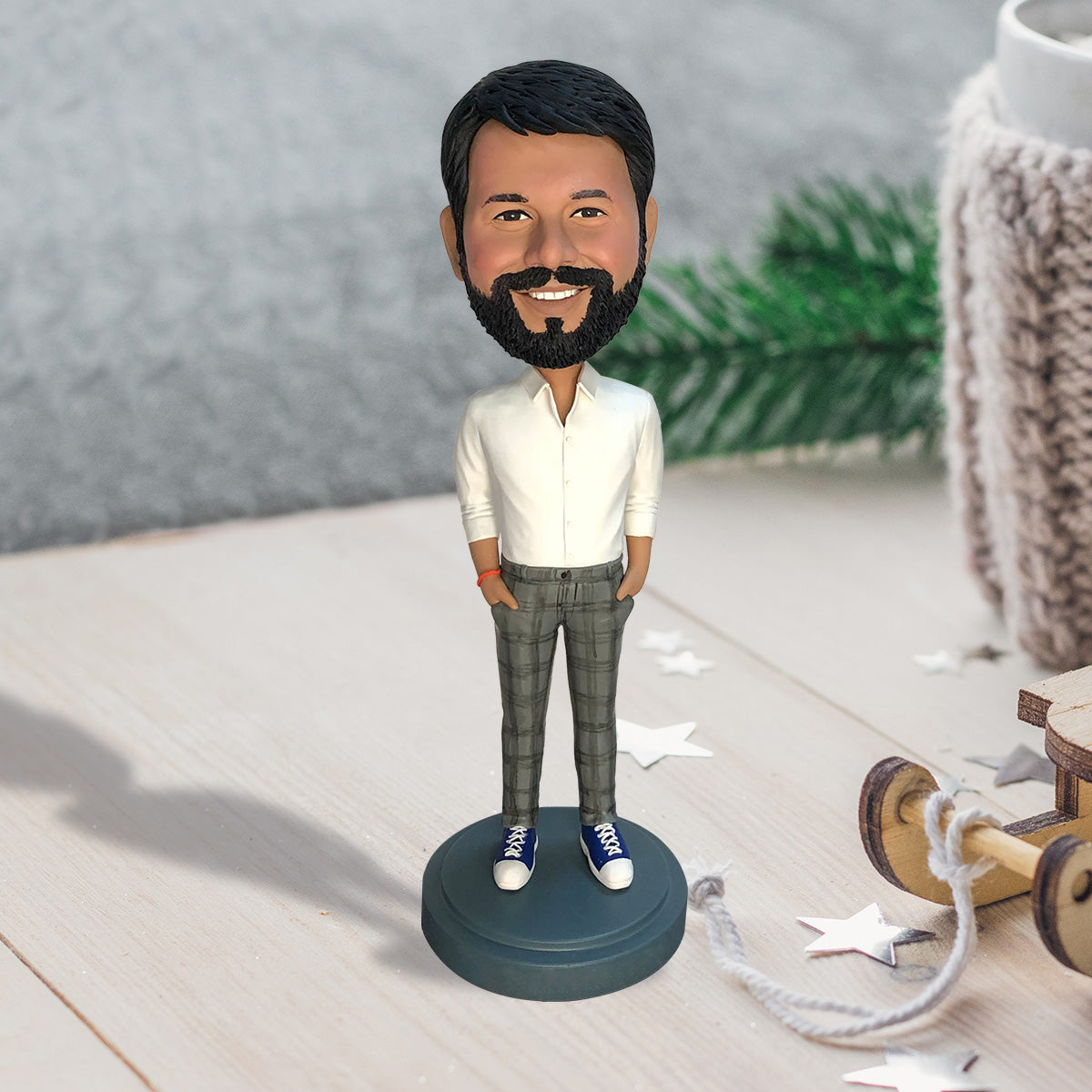 Best Uncle/Dad/Grandpa Ever - gift for uncle - Personalized Bobblehead