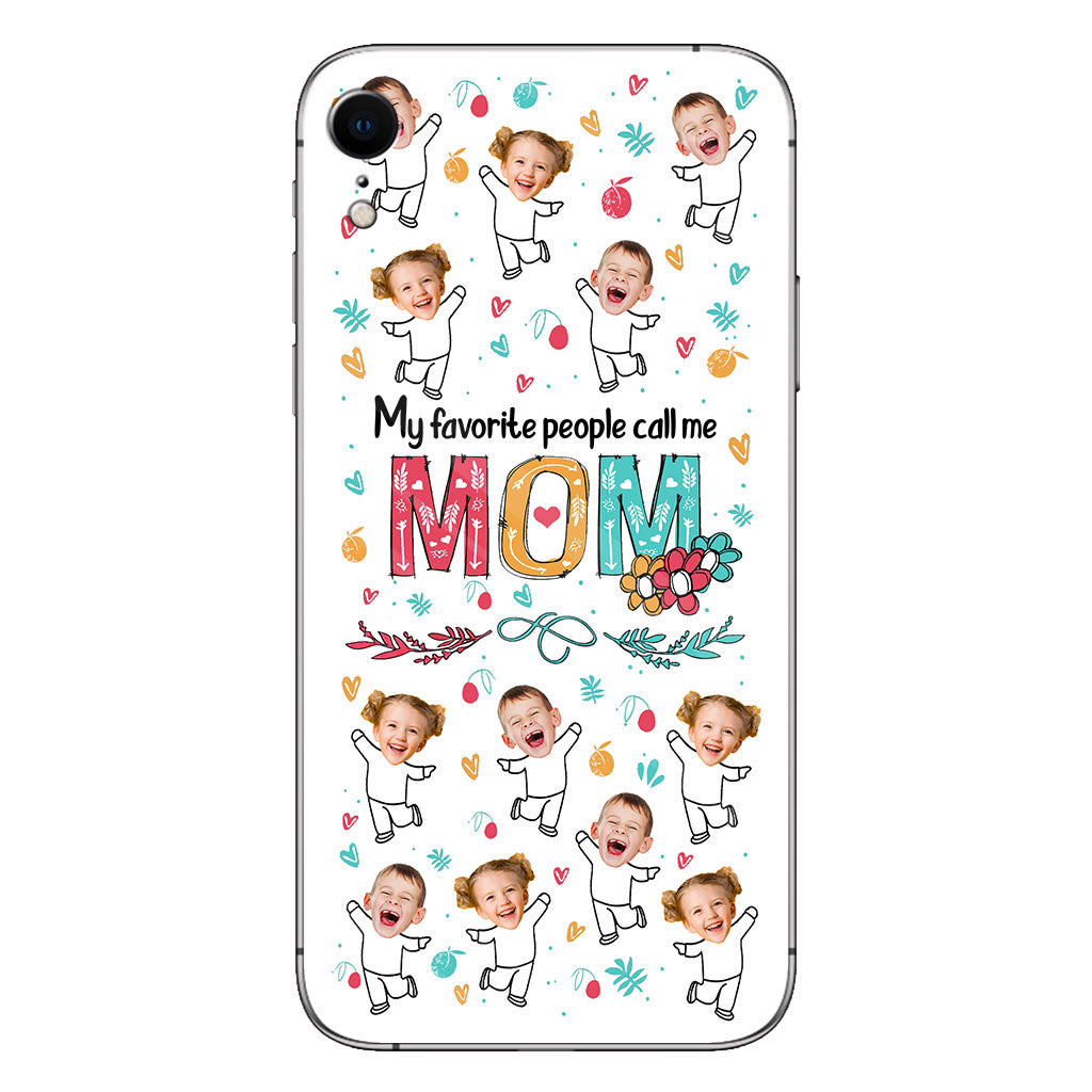 Mes personnes préférées m'appellent Nana - Cadeau pour grand-mère, maman - Coque de téléphone personnalisée
