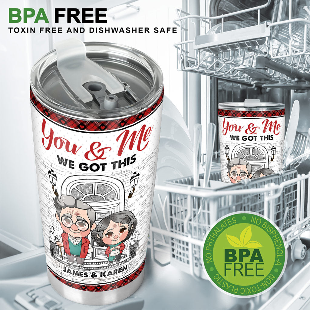 Toi et moi, on gère ! – Gobelet isotherme personnalisé pour couple