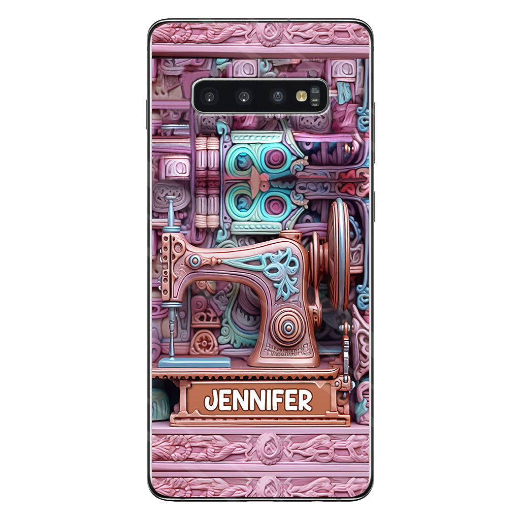 Passionnée de couture - Étui de téléphone personnalisé sur le thème de la couture