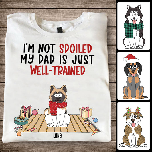 Maman/Papa ​​bien dressé(e) - T-shirt et sweat à capuche personnalisés pour chien