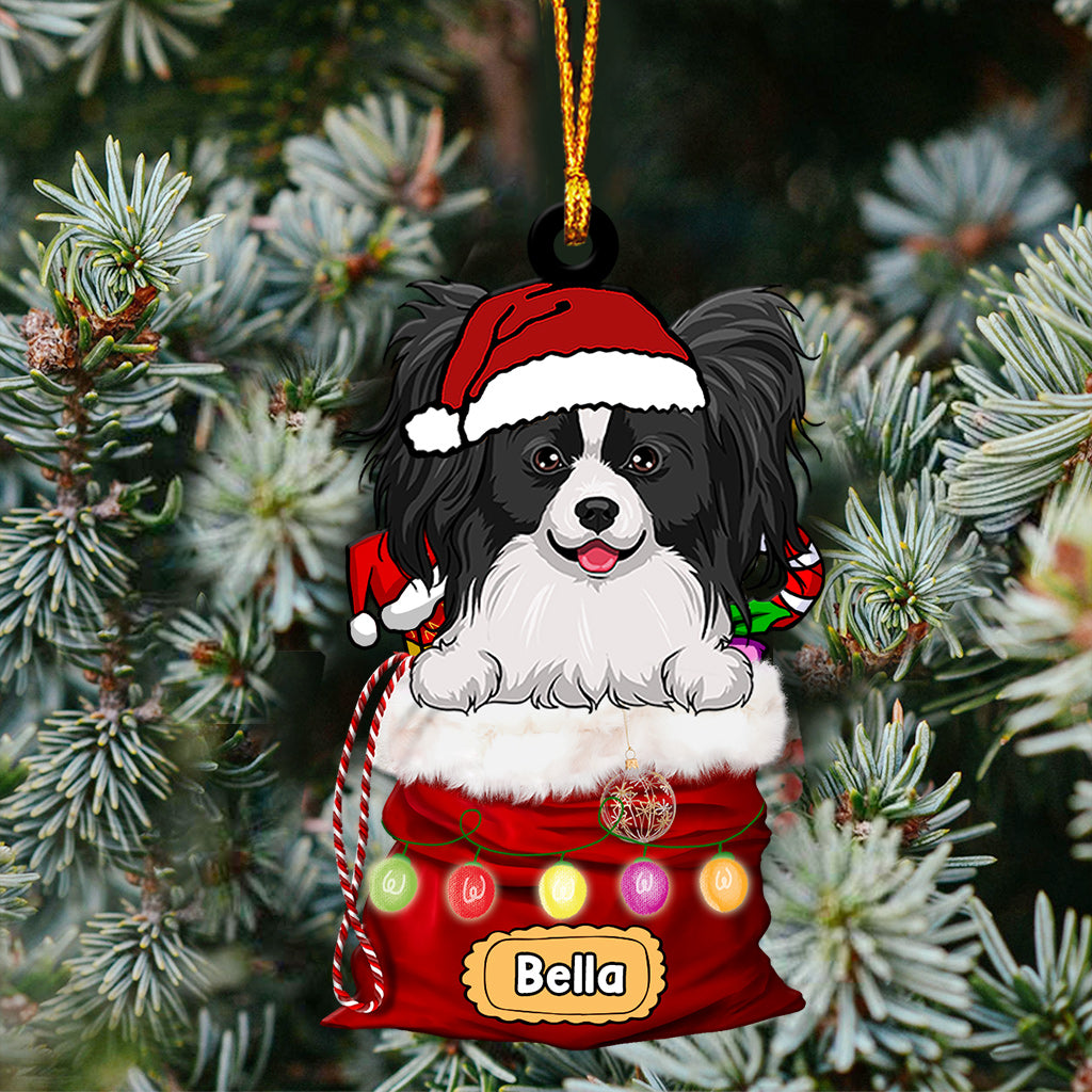 Dear Santa, Define Naughty - Personalized Dog Ornament