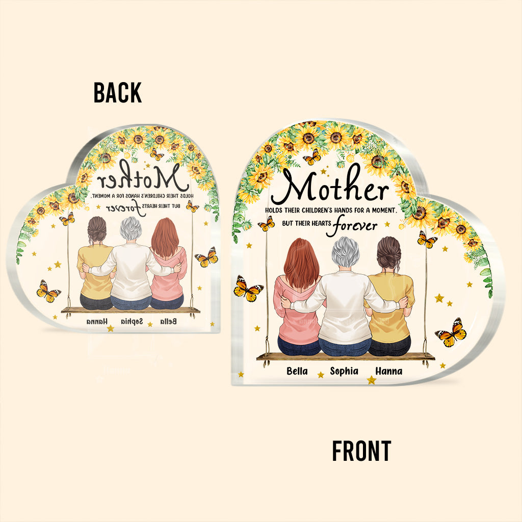 Amour éternel - Plaque acrylique personnalisée pour la fête des mères