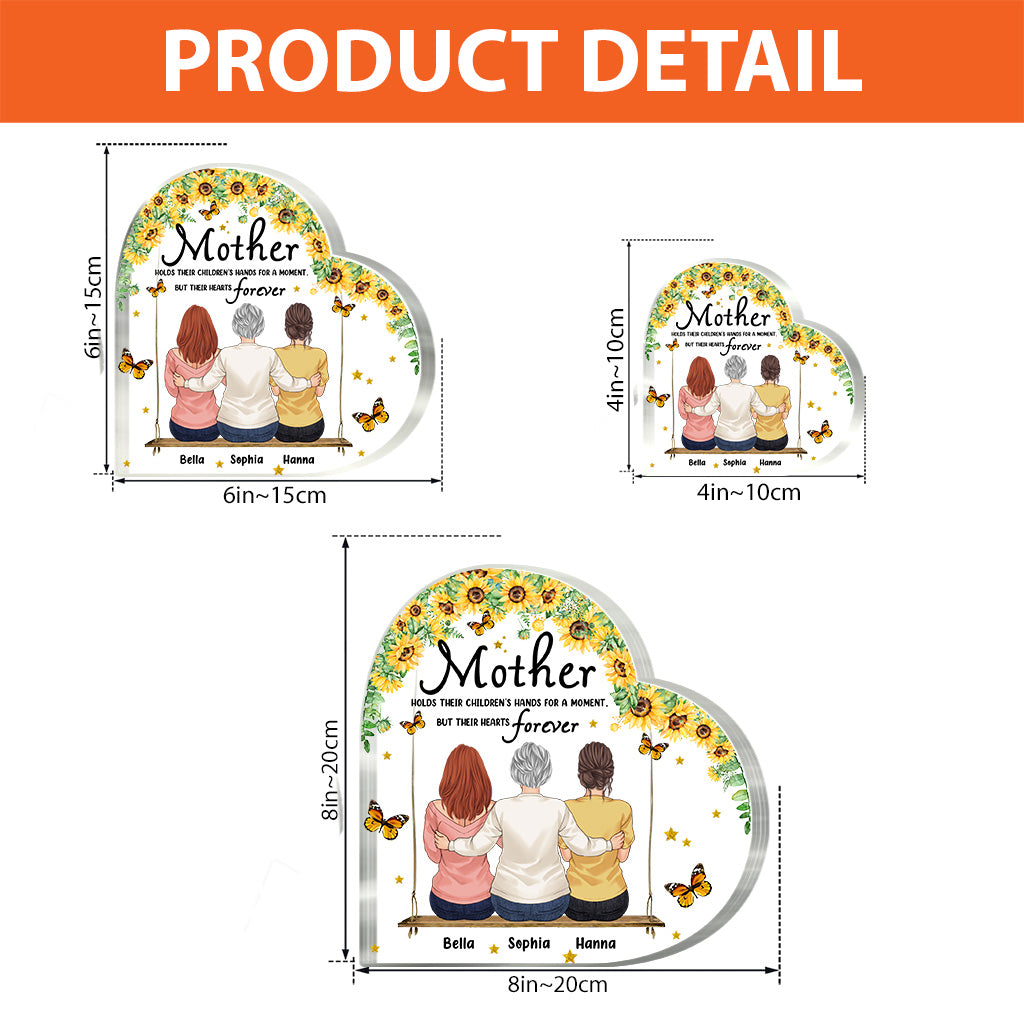 Amour éternel - Plaque acrylique personnalisée pour la fête des mères