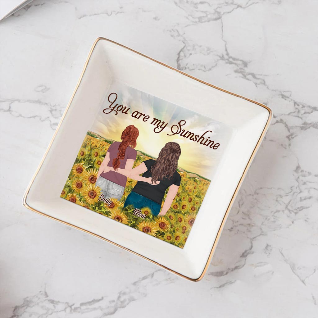 Tu es mon rayon de soleil - Porte-bijoux personnalisé pour la fête des mères