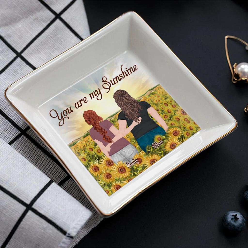 Tu es mon rayon de soleil - Porte-bijoux personnalisé pour la fête des mères