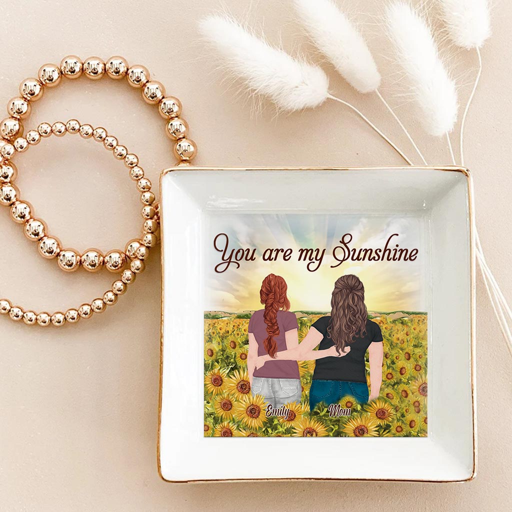 Tu es mon rayon de soleil - Porte-bijoux personnalisé pour la fête des mères