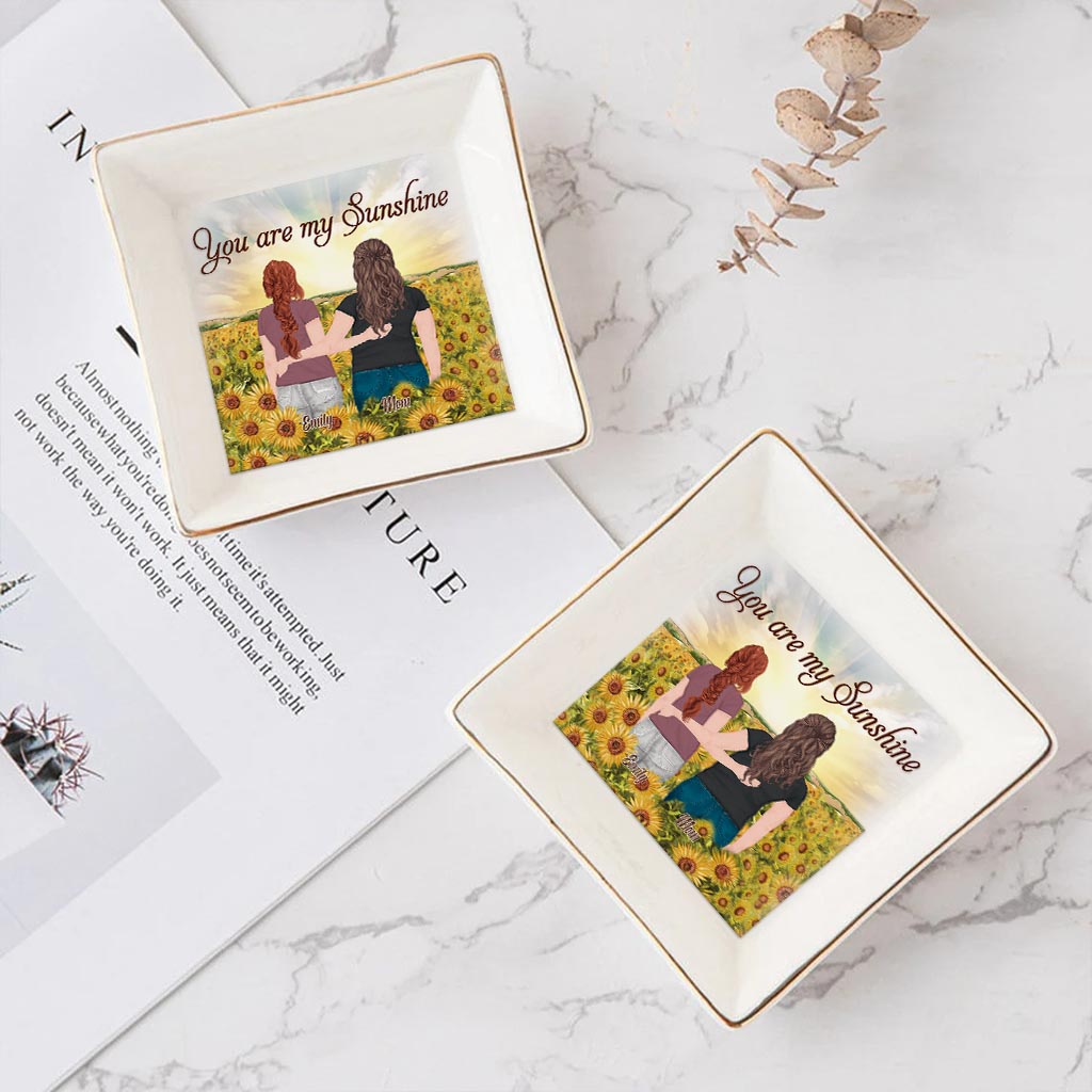 Tu es mon rayon de soleil - Porte-bijoux personnalisé pour la fête des mères