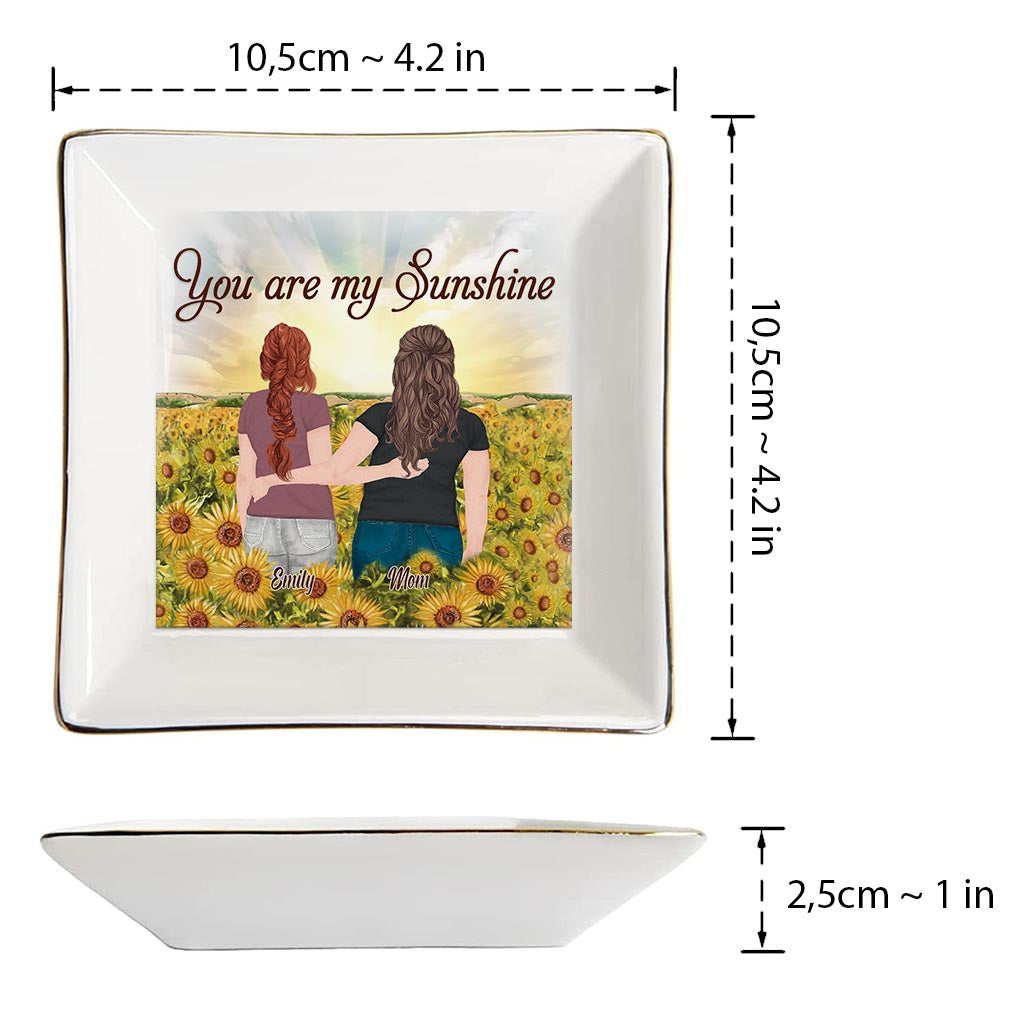 Tu es mon rayon de soleil - Porte-bijoux personnalisé pour la fête des mères