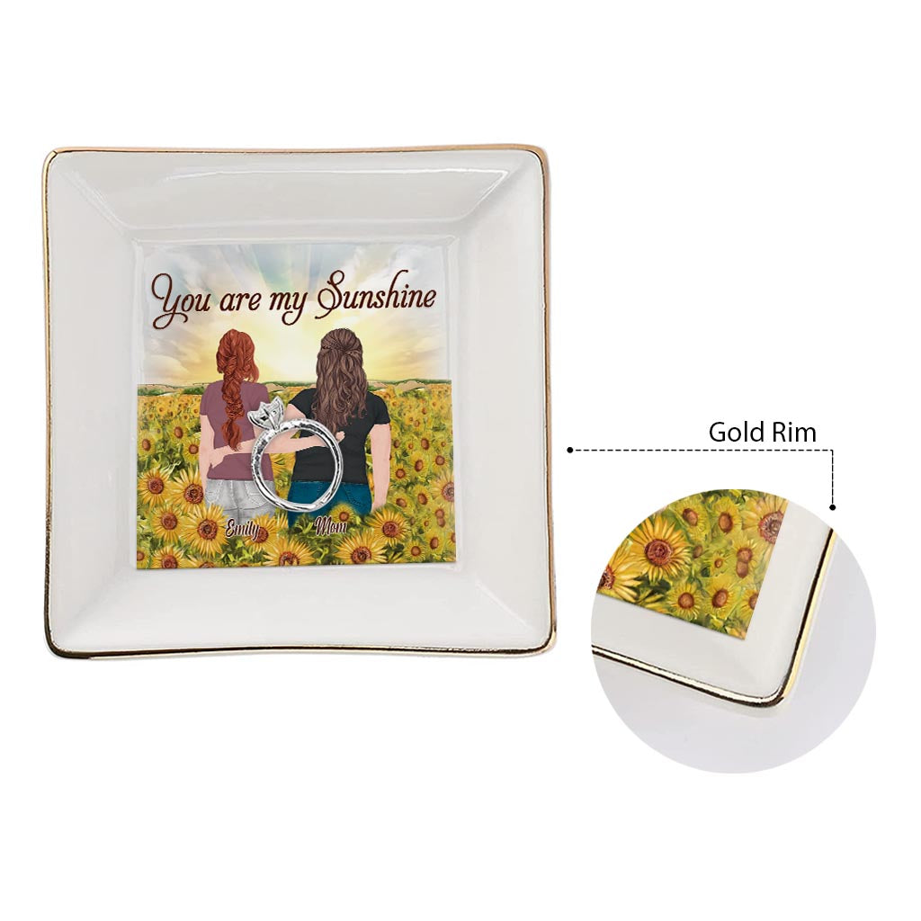 Tu es mon rayon de soleil - Porte-bijoux personnalisé pour la fête des mères