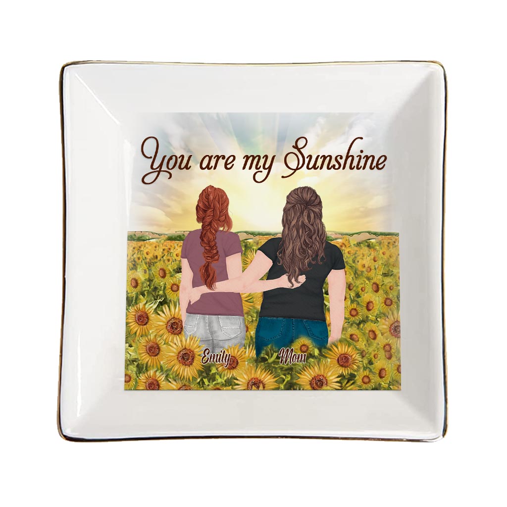 Tu es mon rayon de soleil - Porte-bijoux personnalisé pour la fête des mères