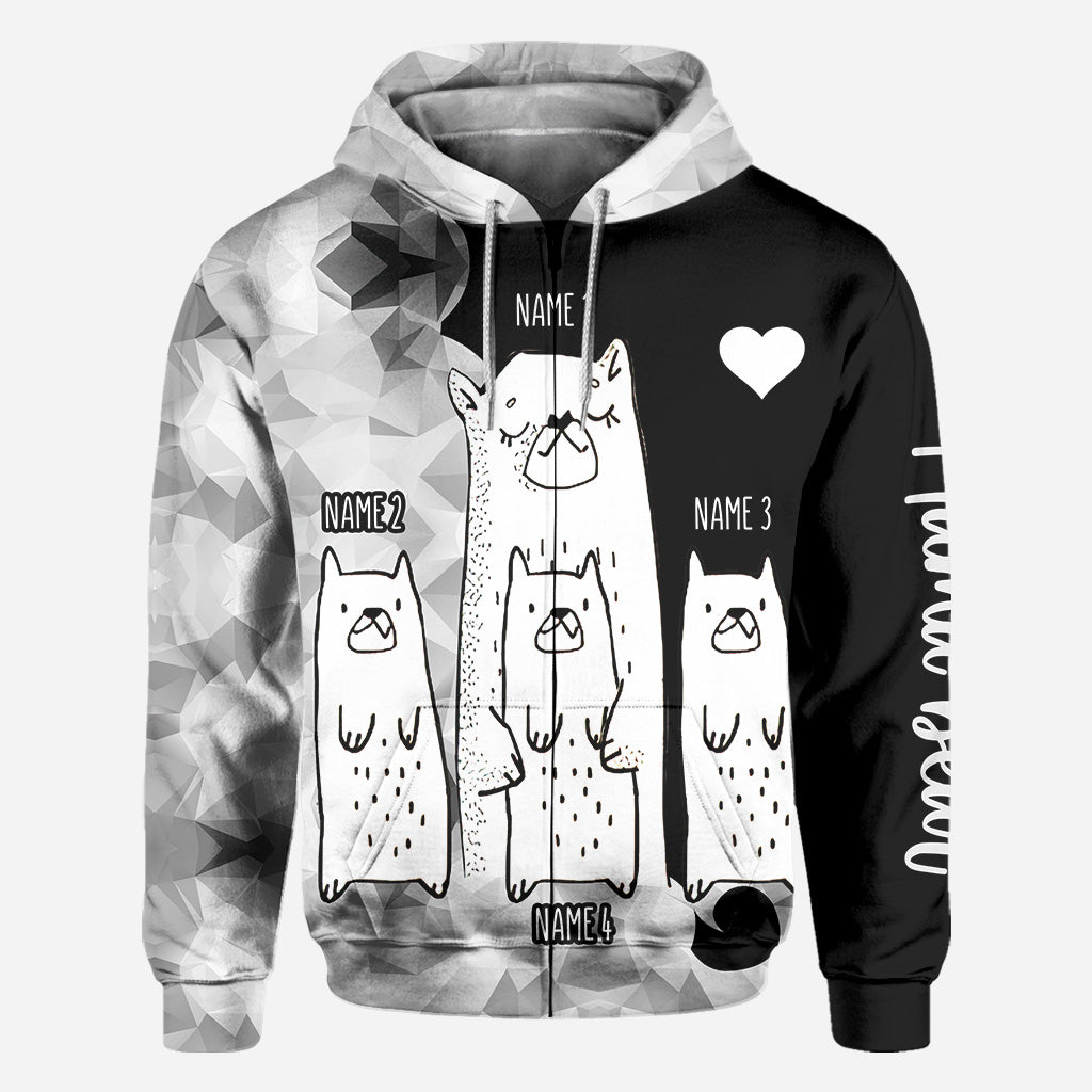 Maman Ours - T-shirt et sweat à capuche personnalisés pour la fête des mères.