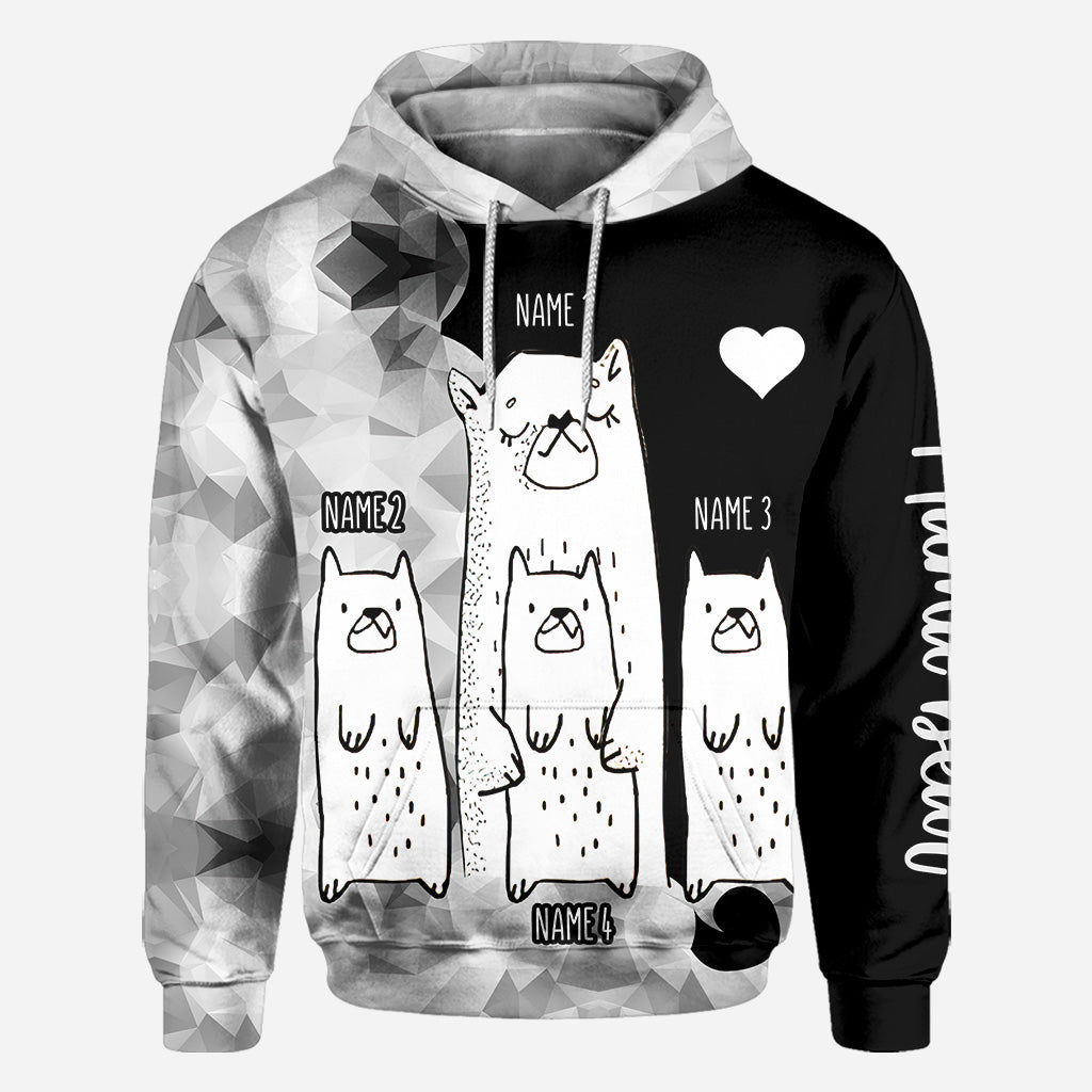 Maman Ours - T-shirt et sweat à capuche personnalisés pour la fête des mères.