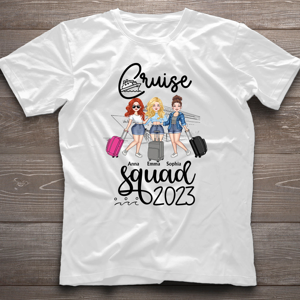 Équipe Croisière - Cadeau croisière pour amie, maman, sœur, fille - T-shirt et sweat à capuche personnalisés