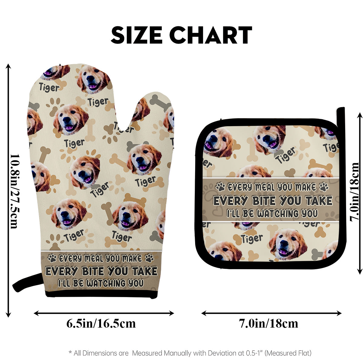 Ensemble de gants de cuisine et maniques personnalisés pour tous vos repas