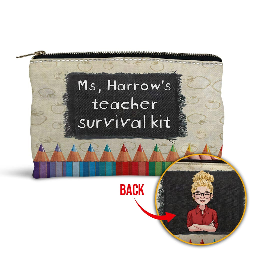 Trousse de survie pour enseignants - Pochette personnalisée pour enseignants